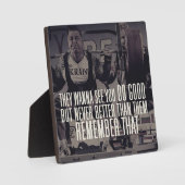 "Power Hebe" Squat Motivierend Fotoplatte (Vorderseite)