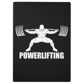 "Power Hebe" Squat Motivierend Klemmbrett (Rückseite)