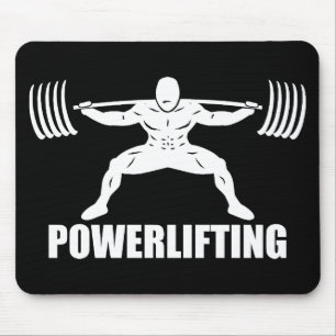 "Power Hebe" Squat Motivierend Mousepad