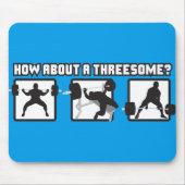 "Power heben" - Sitzplatz, Sitzbank, Aufzug Mousepad (Vorne)