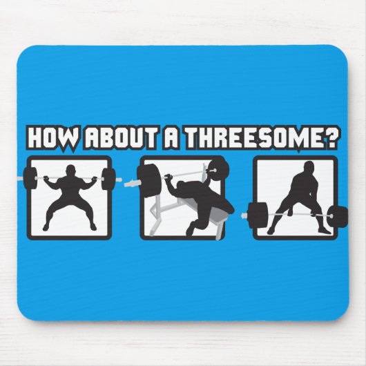 "Power heben" - Sitzplatz, Sitzbank, Aufzug Mousepad (Vorne)