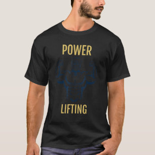 Power hebt alte Schule Starkes Menschengewicht T-Shirt