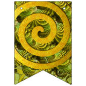 Power heilen Spiralgold Wimpelkette (Zweite Fahne)