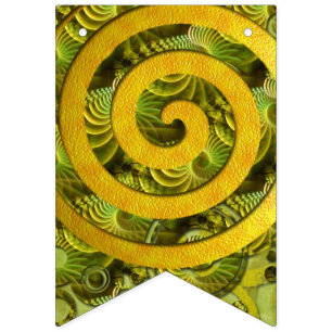 Power heilen Spiralgold Wimpelkette