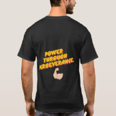 Power-Herrenhemd T-Shirt (Rückseite)