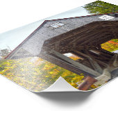 Power House Covered Bridge, Vermont Fotodruck (Ecke)