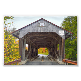 Power House Covered Bridge, Vermont Fotodruck