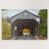 Power House Covered Bridge, Vermont Puzzle (Horizontal)