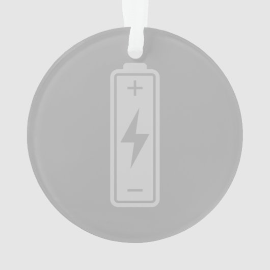 Power-Icon CUSTOM-FARBtechnologie Ornament (Rückseite)