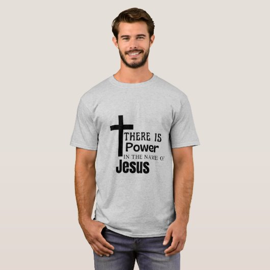 Power im Namen von Jesus T-Shirt (Vorne ganz)