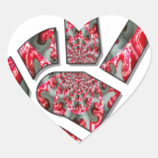 Power in der Palme: Der Zwei-Finger-Salute Herz-Aufkleber (Vorderseite)