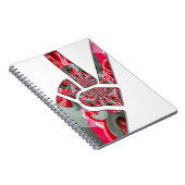 Power in der Palme: Der Zwei-Finger-Salute Notizblock (Rechte Seite)