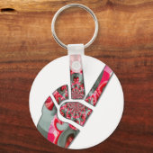 Power in der Palme: Der Zwei-Finger-Salute Schlüsselanhänger (Vorderseite)