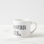 Power in einem Totbeutel Espressotasse (Rechts)