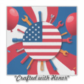 "Power in Einheit" Aufkleber (Vorderseite)