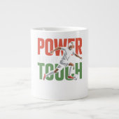 Power In Every Touch Sports Mixed Jumbo-Tasse (Vorderseite)