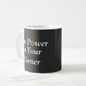 Power in Ihrer Ecke Lass uns dieses Geschäftsleben Kaffeetasse (Vorderseite Links)