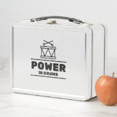 Power in Schlagzeug Metall Brotdose (Beispiel)