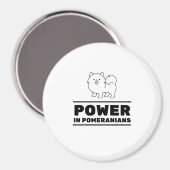 Power in Spitzen Magnet (Vorderseite/Rückseite)