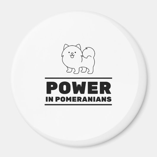 Power in Spitzen Magnet (Vorne)