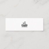 Power in Tequila Mini Visitenkarte (Vorderseite)