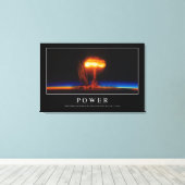 Power: Inspiration Leinwanddruck (Insitu (Holzboden))