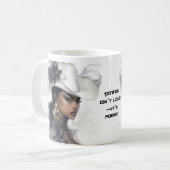 Power ist nicht laut, sondern posiert kaffeetasse (Vorderseite Links)