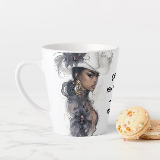 Power ist nicht laut, sondern posiert milchtasse (Beispiel)