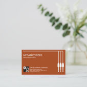 Power-Kabelverbindungs-Grenzrahmen-Elektriker Visitenkarte (Stehend Vorderseite)