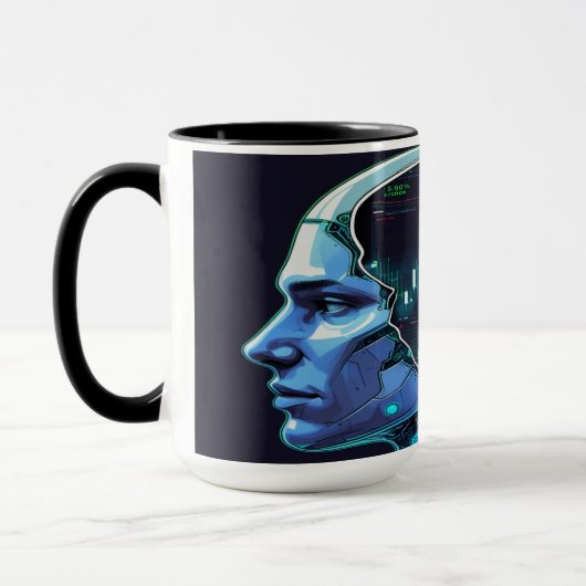 Power--Kaffee-Tasse - Ihr Markt beleben Tasse (Links)