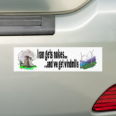 Power Kampf-Kernwaffen V. Windmühlen Autoaufkleber (Auf Auto)