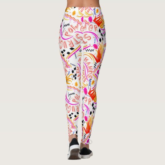 Power-Kampf Leggings (Rückseite)