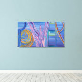 POWER klein (24,00" x 16,00"), 1,5", Single Leinwanddruck (Insitu (Holzboden))