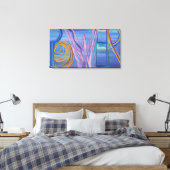 POWER klein (24,00" x 16,00"), 1,5", Single Leinwanddruck (Insitu (Schlafzimmer))