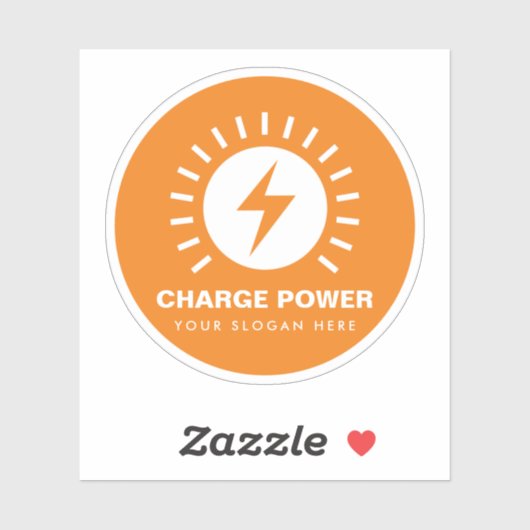 Power-Ladestation für kundenspezifische Anwendunge Aufkleber (Blatt)