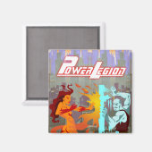 Power Legion Magnet: Feuer und Eis Magnet (Vorderseite/Rückseite)