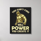 Power Leinwanddruck (Vorderseite)