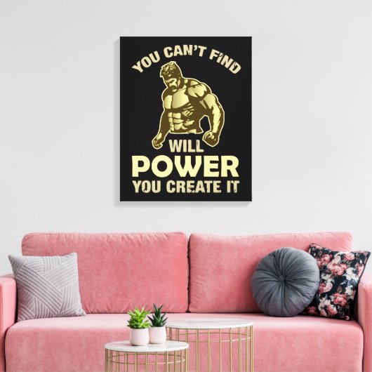 Power Leinwanddruck (Insitu (Wohnzimmer))