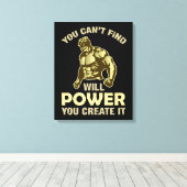 Power Leinwanddruck (Insitu (Holzboden))