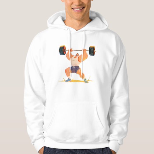 Power Lift Champion - Krafttraining Hoodie (Vorderseite)