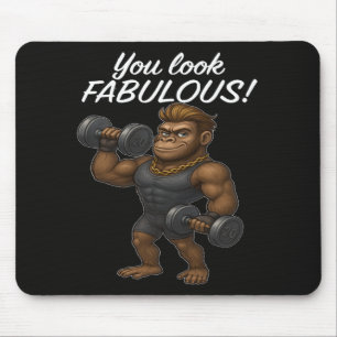 Power Lifter Gorilla - Fabelhaft und kraftvoll Mousepad