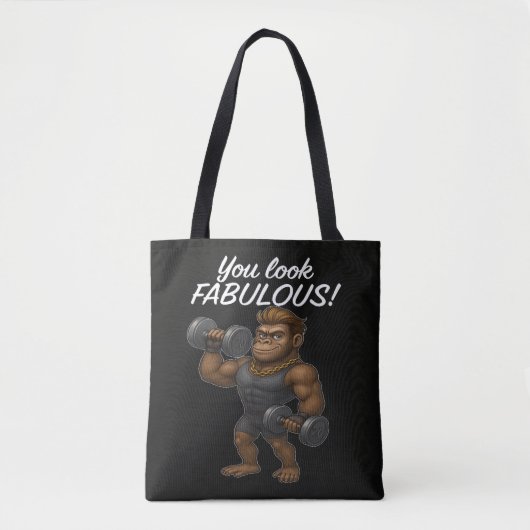 Power Lifter Gorilla - Fabelhaft und kraftvoll Tasche (Vorderseite)