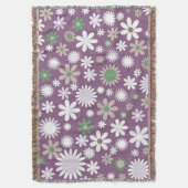 Power lila Blume Decke (Vorderseite Vertikal)