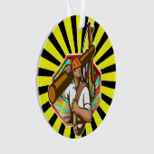 Power Line Lineman - Bewertung Ornament (Vorderseite)