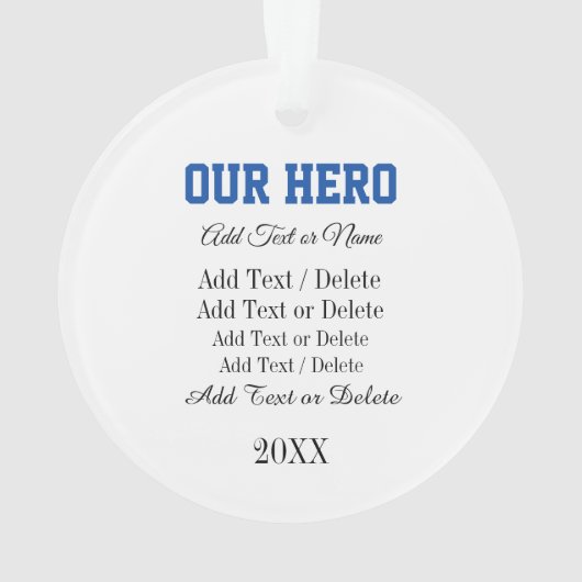 Power Line Lineman - Bewertung Ornament (Rückseite)