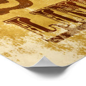 Power Lineman Elektriker Repräsident Vintage-Plaka Poster (Ecke)