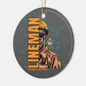 Power lineman Ornament (Links)