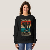 Power Lineman Quote Pole Climbing Electrician Flip Sweatshirt (Vorne ganz)