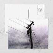 Power Lines Postkarte (Vorne/Hinten)