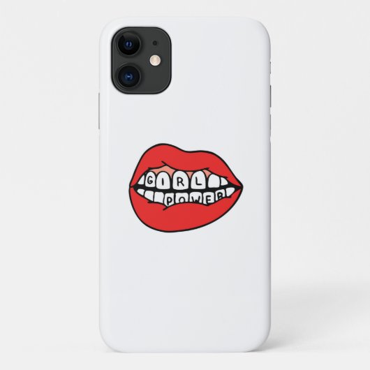 Power-Lippen Case-Mate iPhone Hülle (Rückseite)